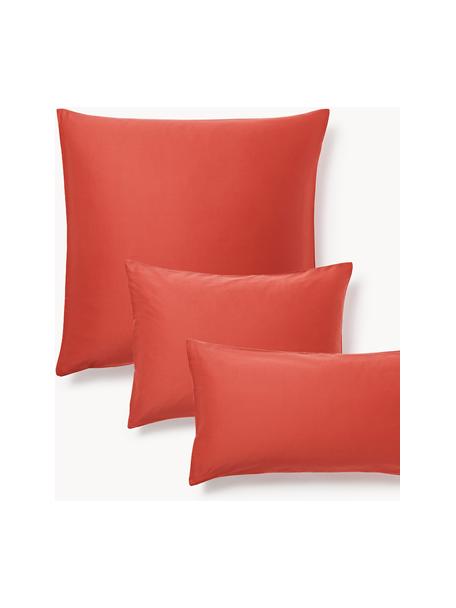 Baumwollsatin-Kopfkissenbezug Comfort, Webart: Satin Fadendichte 300 TC,, Rostrot, B 50 x L 70 cm