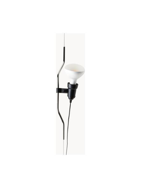 Lampa wisząca Parentesi, Stal powlekana, Odcienie srebrnego, Ø 11 x W 61 cm