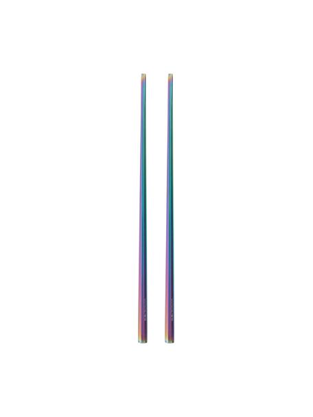 Essstäbchen Shine, 2 Paar, Edelstahl

Das Besteck ist aus Edelstahl gefertigt. Somit ist es langlebig, rostet nicht und ist resistent gegen Bakterien., Irisierend, L 23 cm