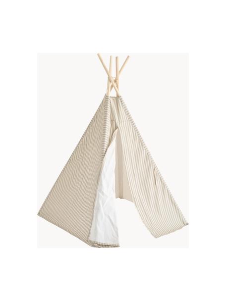 Kinder-Tipi Kid's Base, Bezug: 100 % Baumwolle, Gestell: Kiefernholz Dieses Produk, Off White, B 100 x H 140 cm