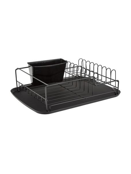 Suszarka do naczyń Discha, Stelaż: metal powlekany, Czarny, S 42 x W 12 cm