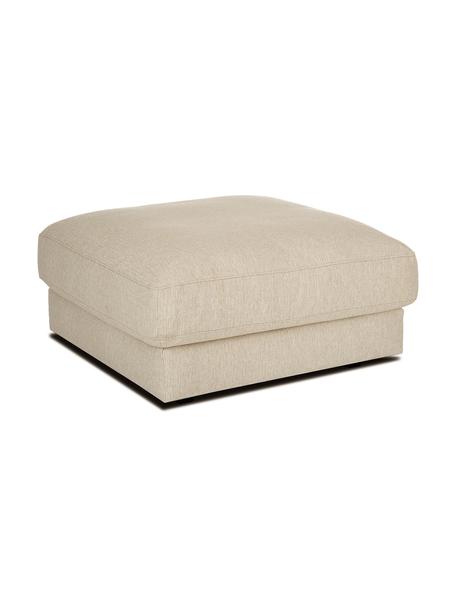 Pouf canapé Tribeca, Tissu beige foncé, larg. 80 x haut. 40 cm