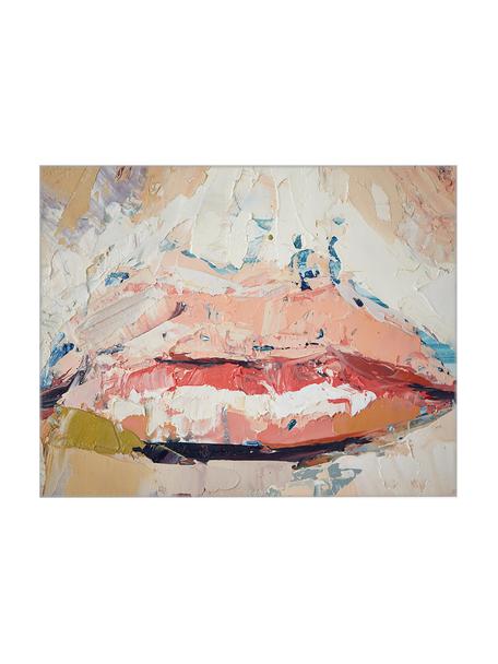 Impresión digital enmarcada Kiss Me, Multicolor, An 53 x Al 43 cm