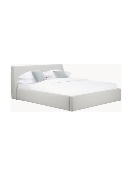 Čalouněná postel Cloud, Světle šedá, Š 140 cm, D 200 cm