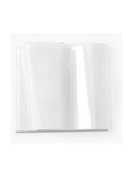 Mondgeblazen wandlamp Logico, Mondgeblazen glas, Transparant, Ø 25 x H 22 cm