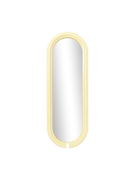 Miroir ovale pleine longueur Mael, Jaune, larg. 50 x haut. 140 cm