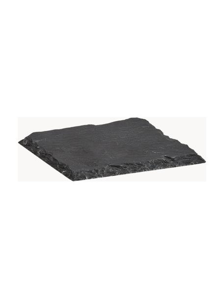 Sottobicchiere quadrato Sanna 4 pz, Pietra, Antracite, Larg. 10 x Prof. 10 cm