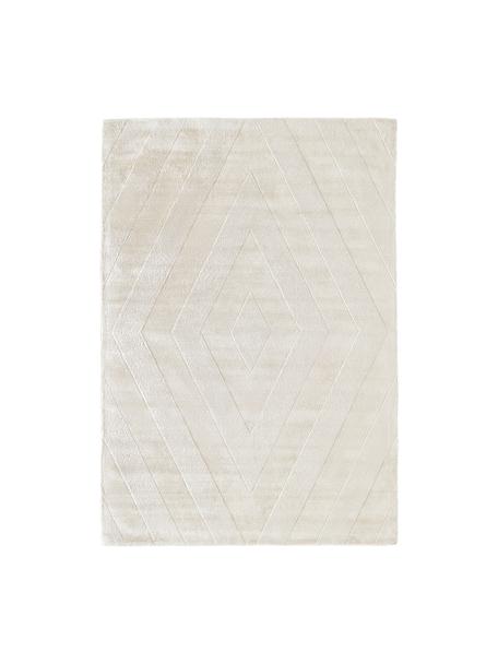 Ručne tkaný koberec z viskózy Alice, 100 % viskóza, Slonovinová kosť, Š 120 x D 180 cm (veľkosť S)