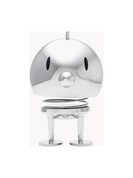 Objet décoratif Bumble, tailles variées, Plastique, métal, Couleur argentée, Ø 15 x haut. 24 cm