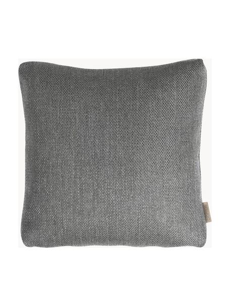 Cuscino imbottito da esterno Grow, Rivestimento: 100% poliestere, resisten, Grigio scuro, Larg. 40 x Lung. 40 cm