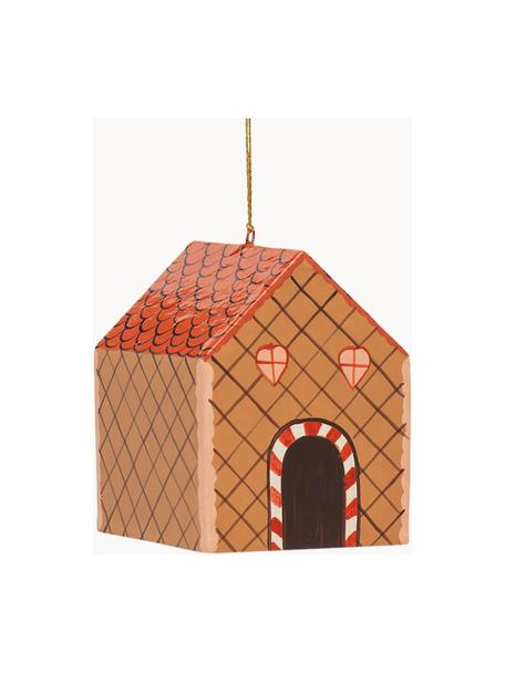 Baumanhänger Gingerbread House, Mangoholz, Pappmaché

Dieses Produkt wird aus nachhaltig gewonnenem, FSC®-zertifiziertem Holz gefertigt., Braun, Rostrot, B 8 x H 9 cm