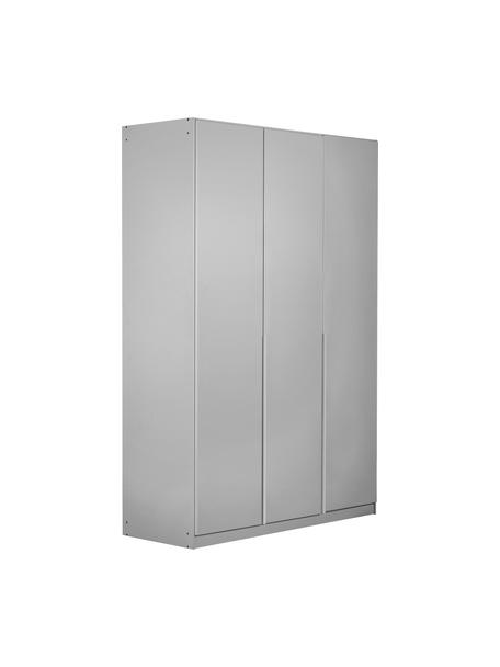 Drehtürenschrank Mia, 3-türig, Holzwerkstoff aus heimischen Hölzern aus nachhaltiger Forstwirtschaft, beschichtet, Grau, B 136 x H 210 cm