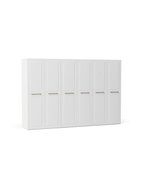 Modulární skříň s otočnými dveřmi Charlotte, šířka 300 cm, více variant, Bílá, Interiér Basic, Š 300 x V 200 cm