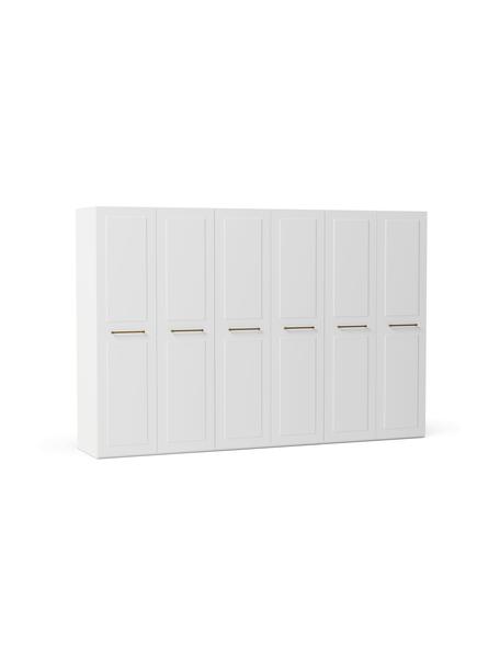 Szafa modułowa Charlotte, 300 cm, różne warianty, Korpus: płyta wiórowa z certyfika, Biały, S 300 x W 200 cm, Basic