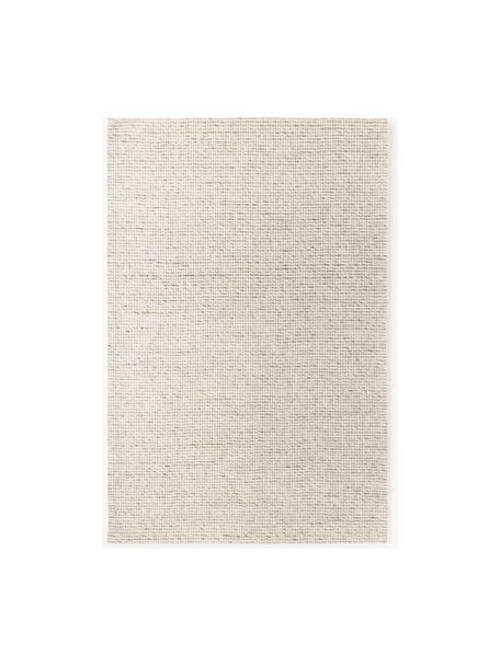 Handgeweven laagpolig wollen vloerkleed Rumi, Onderzijde: 100% polyester Bij wollen, Beigetinten, B 200 x L 300 cm (maat L)