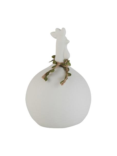 Dekoracja Chicken, Kamionka, Biały, Ø 14 x W 21 cm
