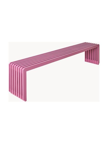 Sitzbank Bancu aus Sungkaiholz, Sungkaiholz, Rosa, B 160 x H 35 cm