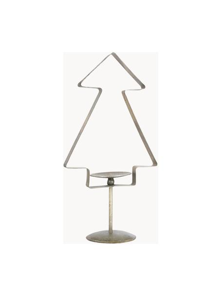 Candelabro Tree, Metallo rivestito, Ottonato, Larg. 20 x Alt. 39 cm
