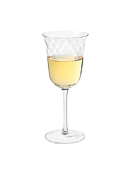 Kieliszek do wina ze szkła dmuchanego Swirl, 4 szt., Szkło, Transparentny, Ø 9 x W 23 cm, 360 ml