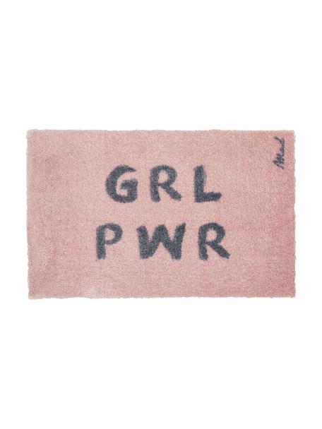 Tappeto per ingresso rosa Girl Power Chantal, Retro: plastica, Rosa, Larg. 50 x Lung. 75 cm
