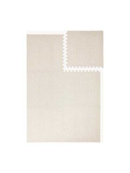 Erweiterbare Spielmatte Deco, 6-tlg., EVA-Schaum, Hellbeige, Off White, B 120 x L 180 cm