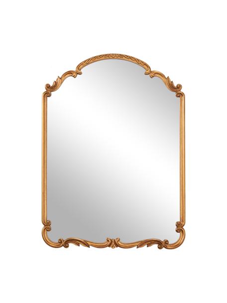 Barock-Wandspiegel Francesca, Rahmen: Mitteldichte Holzfaserpla, Rückseite: Mitteldichte Holzfaserpla, Spiegelfläche: Spiegelglas, Goldfarben, B 56 x H 76 cm