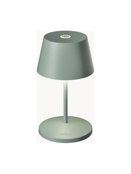 Mobilna lampa zewnętrzna LED z funkcją przyciemniania Seoul, Szałwiowy zielony, matowy, Ø 11 x W 20 cm