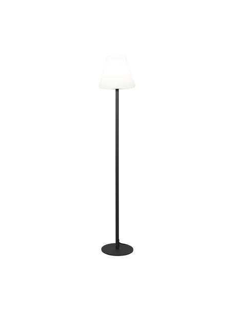 Lámpara de pie para exterior Gardenlight, con enchufe, Pantalla: plástico, Cable: plástico, Blanco, gris antracita, Ø 28 x Al 150 cm