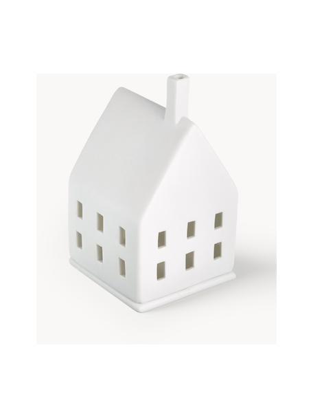 Porcelánový svícen Living, výška 10 cm, Porcelán, Bílá, Š 7 cm, V 10 cm