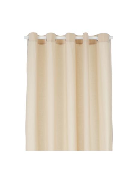 Sprchový závěs z bavlněné směsi Coloris, 67 % polyester, 33 % bavlna
Vodoodpudivý, není nepromokavý, Béžová, Š 180 cm, D 200 cm