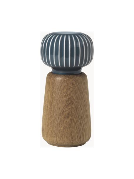 Macinaspezie Hammerhøi, Blu grigio, legno di quercia, Ø 7 x Alt. 15 cm