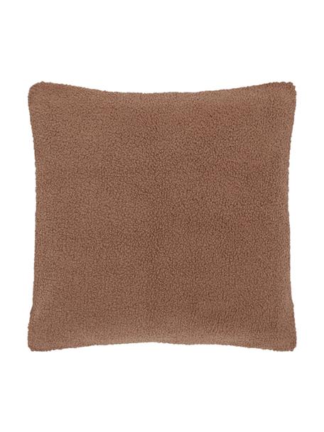 Povlak na polštář Mille, 100% polyester (plyšový kožíšek), Hnědá, Š 60 cm, D 60 cm