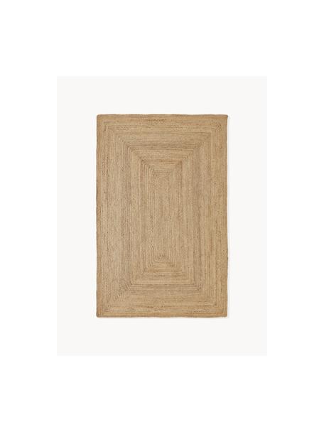 Handgefertigter Jute-Teppich Sharmila, 100 % Jute, Braun, B 200 x L 300 cm (Größe L)