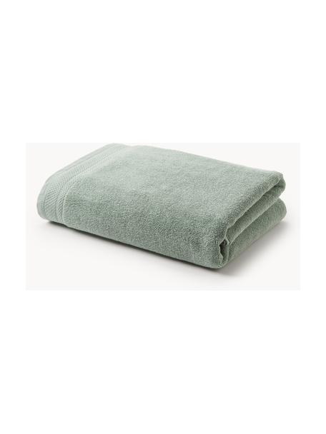Ręcznik z bawełny organicznej Premium, różne rozmiary, Szałwiowy zielony, Ręcznik kąpielowy XL, S 100 x D 150 cm