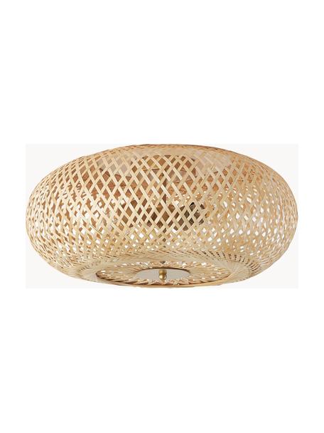 Designové stropní svítidlo z bambusu Evelyn, Světle béžová, Š 50 cm, V 20 cm