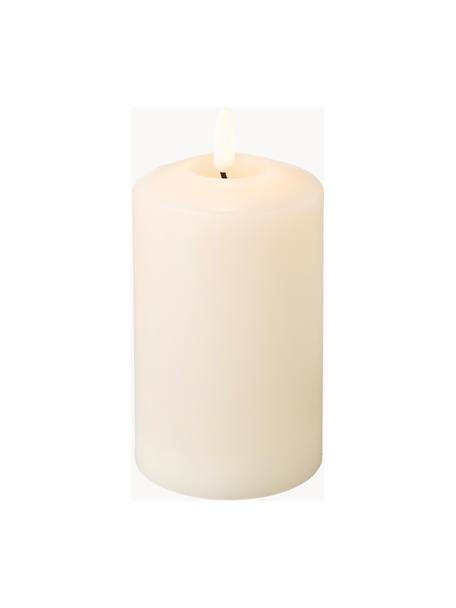 Candele a pilastro a LED a batteria in cera Boka 2 pz, alt. 15 cm, Cera, Bianco crema, Ø 8 x Alt. 15 cm