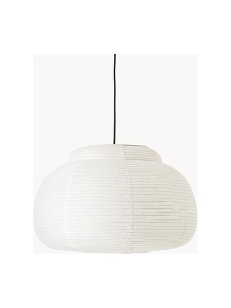 Lampa wisząca z papieru ryżowego Paper, Biały, Ø 52 x W 34 cm