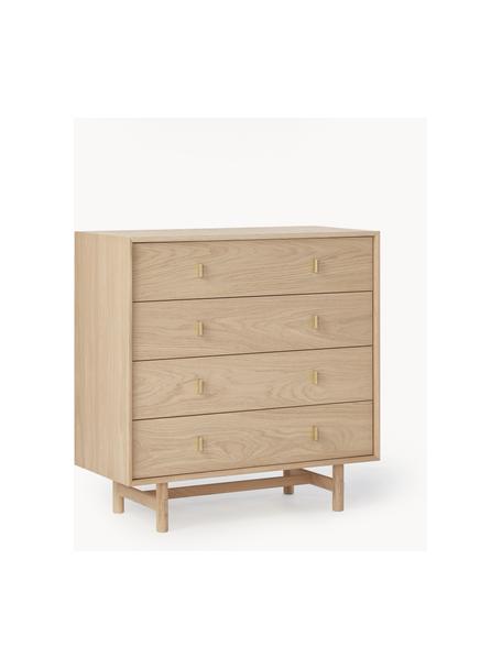 Commode en chêne Diana, Bois clair, larg. 100 x haut. 100 cm