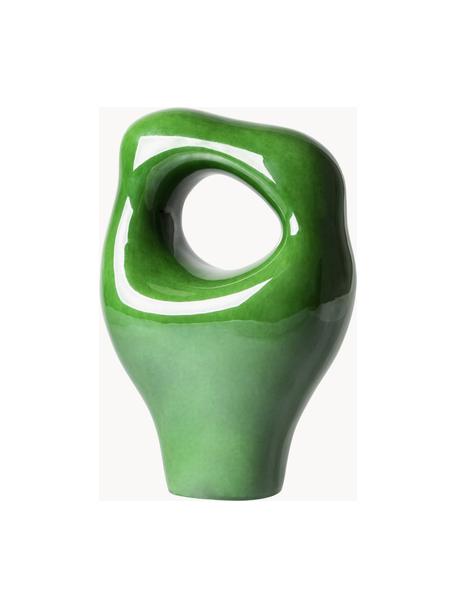 Pieza decorativa de gres Objects, Cerámica de gres, Verde, An 19 x Al 29 cm