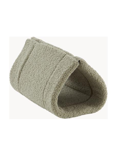 Cama para mascotas flexible Buddy, Tapizado: tejido bouclé (100% polié, Verde oliva, An 52 x L 88 cm