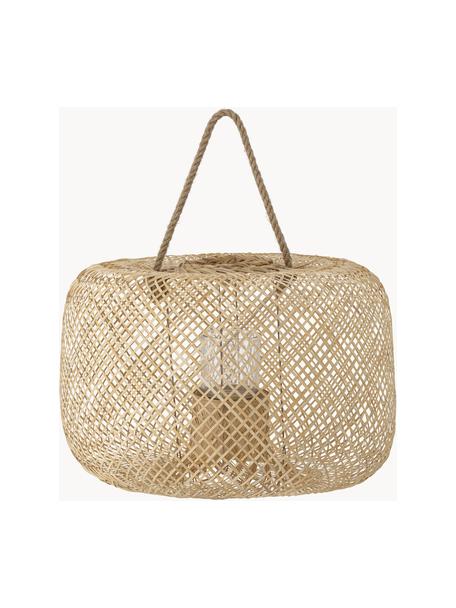 Latarenka z drewna bambusowego Musu, Beżowy, Ø 50 x W 32 cm