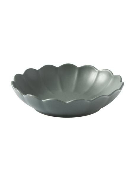 Coupe Sabina, 4 pièces, Grès cérame, Vert foncé, mat, Ø 22 cm