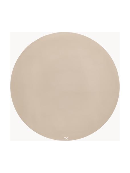 Bodenschutzmatte Naturals, rutschfest, PVC (thermoplastischer Kunststoff), frei von Formaldehyd, Phthalaten und BPA, Beige, Ø 105 cm (Größe S)