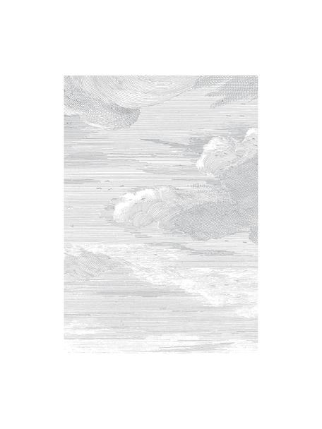 Fototapete Clouds in Grau, Vlies, Grau, Weiss, B 195 x H 280 cm