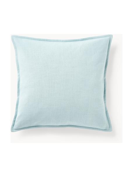 Poszewka na poduszkę z bawełny Vicky, 100% bawełna, Jasny niebieski, S 60 x D 60 cm