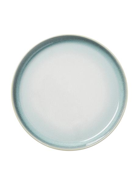 Frühstücksteller Havana, 4 Stück, Steingut, glasiert, Blautöne, Ø 21 x H 3 cm