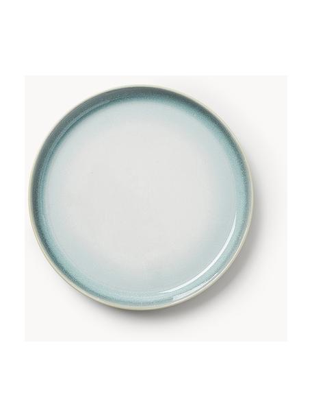 Raňajkové taniere Havana, 4 ks, Kamenina, glazúrovaná, Odtiene modrej, Ø 21 x V 3 cm