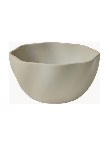 Míska na müsli v organickém tvaru Limfjord, Kamenina, Světle šedá, Ø 14 cm, V 7 cm