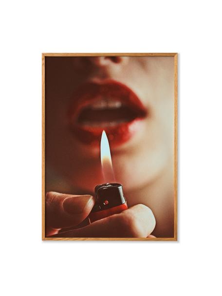 Poster A Light, 230 g mattes veredeltes Papier, Digitaldruck mit 12 Farben.

Dieses Produkt wird aus nachhaltig gewonnenem, FSC®-zertifiziertem Holz gefertigt., Beige- und Rottöne, B 30 x H 40 cm