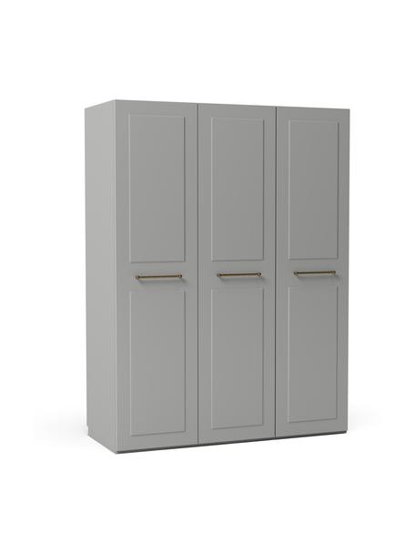 Modulární skříň s otočnými dveřmi Charlotte, šířka 150 cm, více variant, Dřevo, šedá, Interiér Basic, V 200 cm